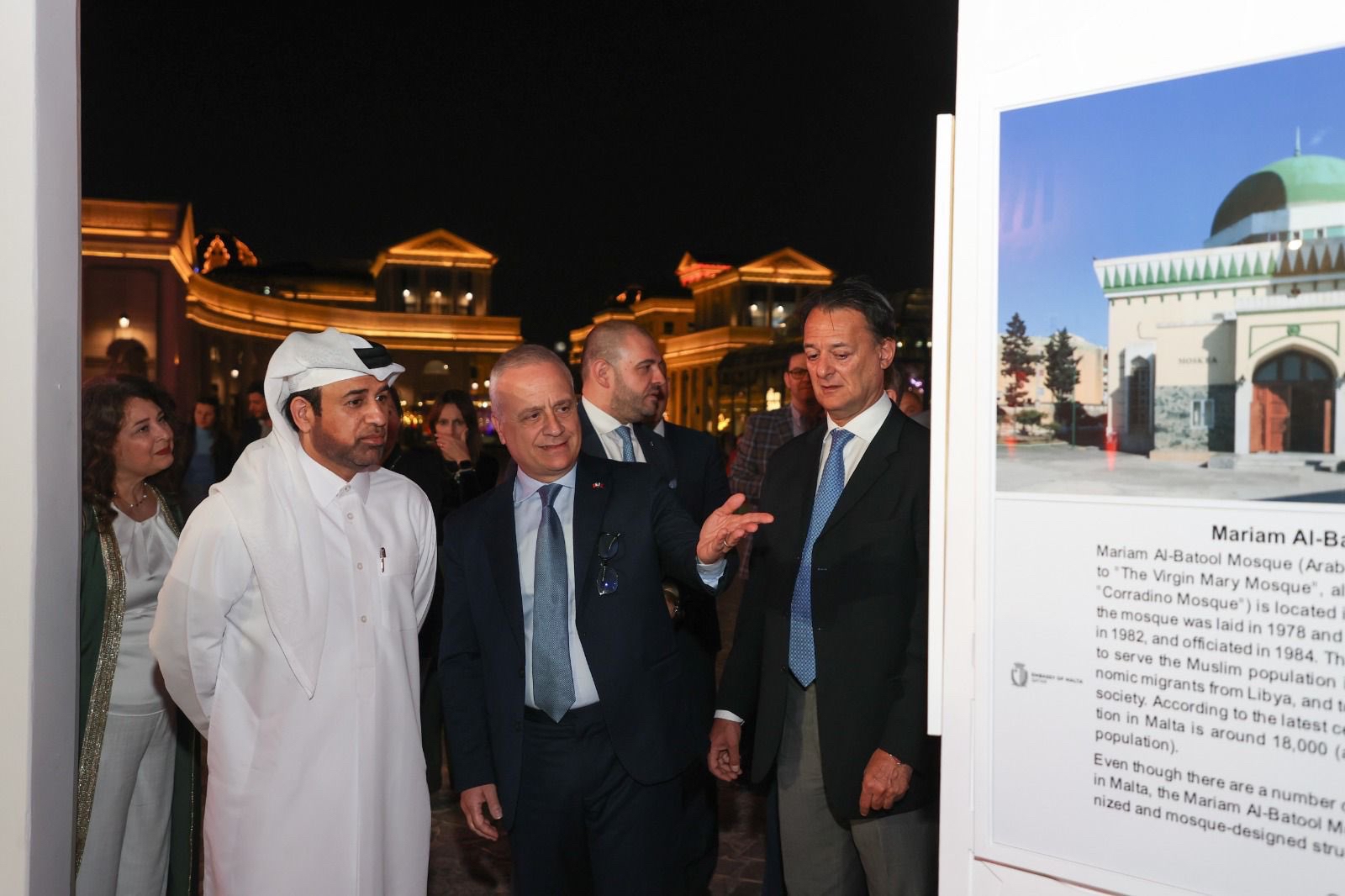 Opening of the Muslim Faith in the European Union photo exhibition in March 2024.