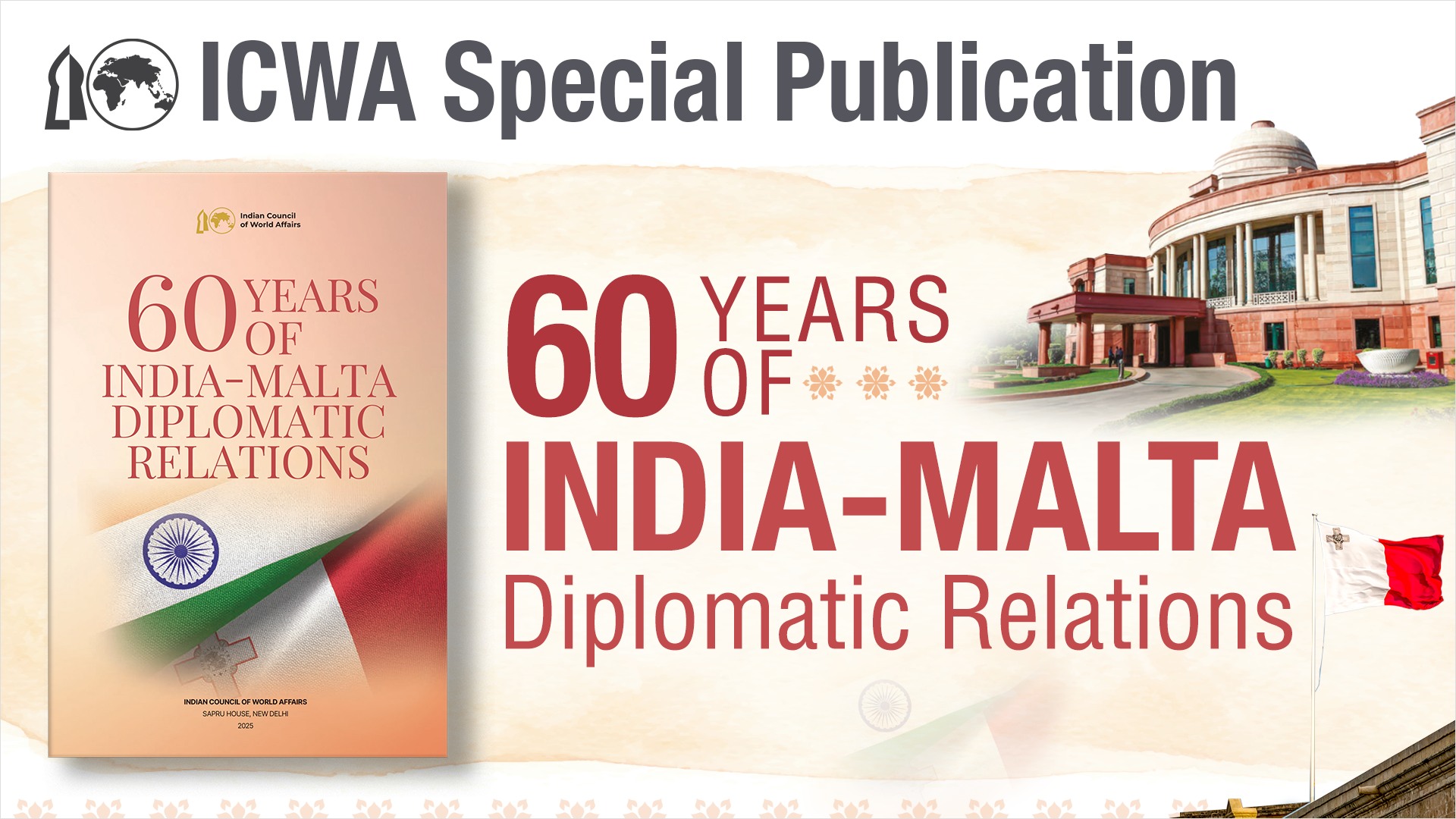 Special Publication on 60 Years of India-Malta Diplomatic Relations