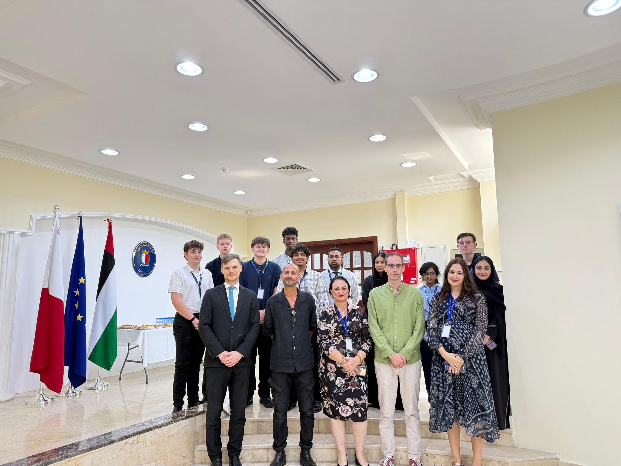 Presentation by Magna Zmien at the Embassy of Malta - Group Photo