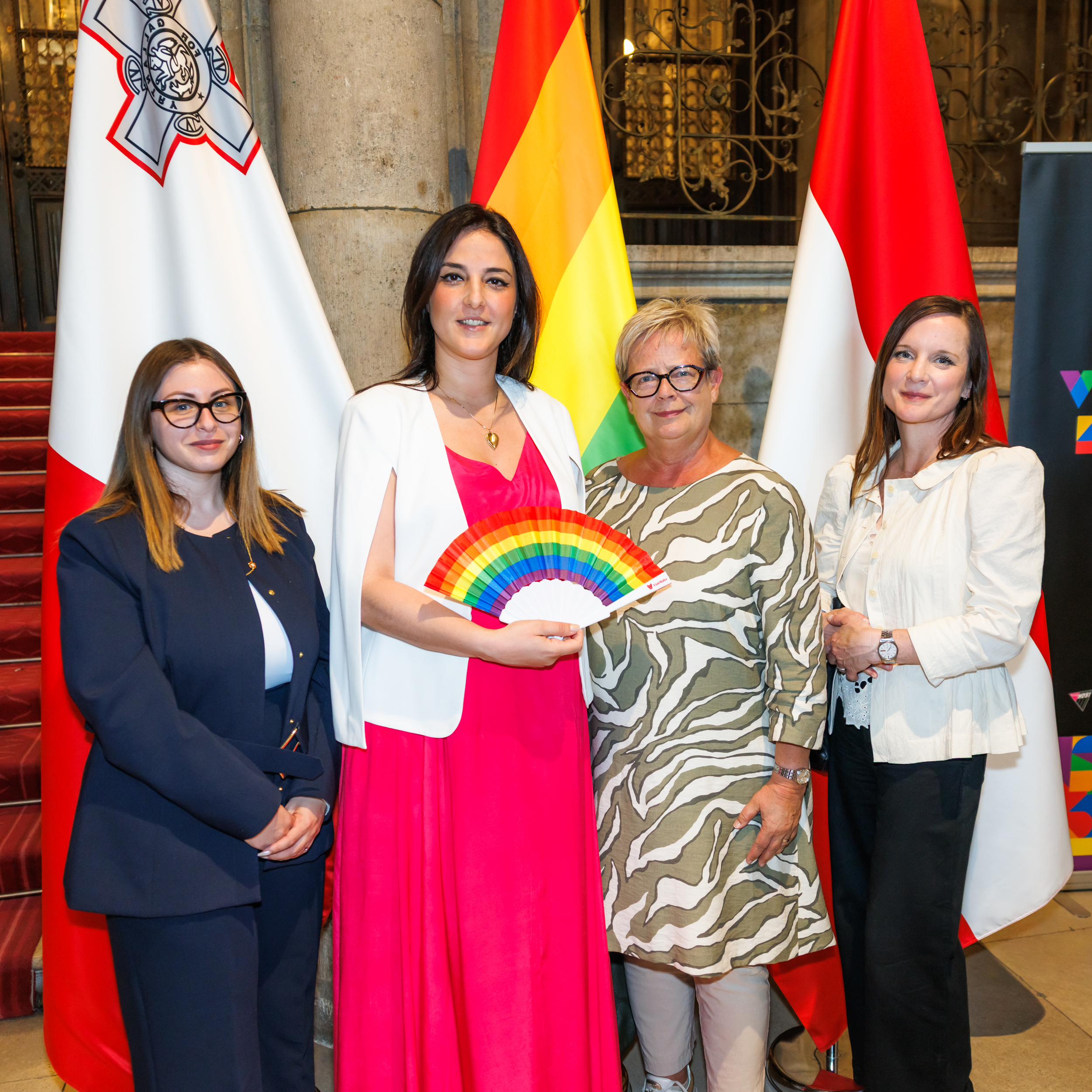 The team of the Embassy of Malta together with Ms Corinna Ziegler from MTA and OPM representative Ms Luana Camilleri